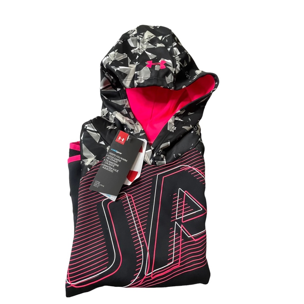 Under Armour Girls Hoodie Sweater Size YSM/P/CH - Picture 9 of 16
